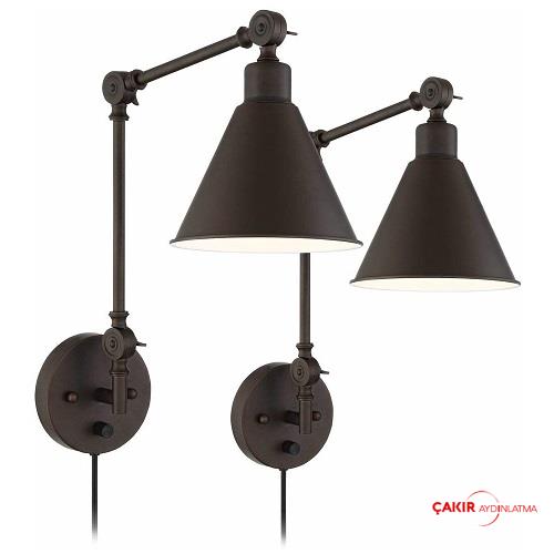 Wray Bronz Metal Duvar Aplik