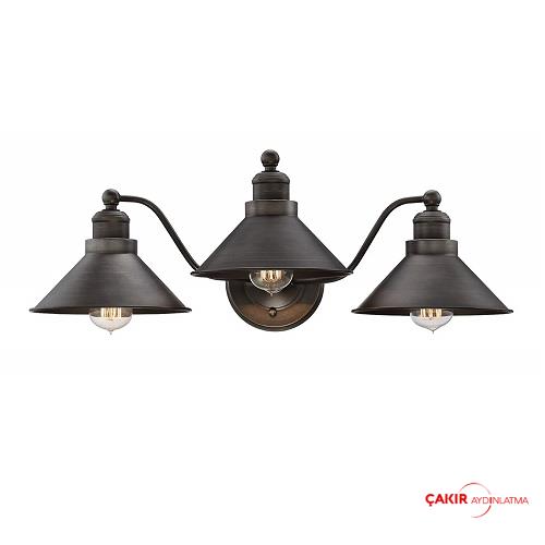 Kira Home Welton 25.5- Modern 3 Kollu Aplik