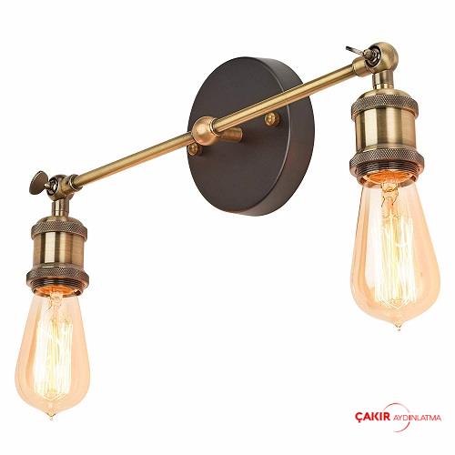 Home Luminaire 2 Kollu Bronz Aplik