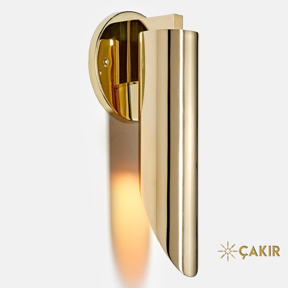 EVERETT Narrow Serisi Modern LED Aplik - Parlak Altın
