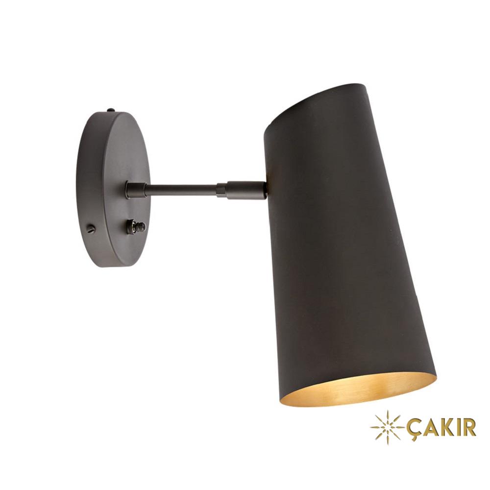 CYpress Minimalist Modern Aplik - Eskitme - Mat Siyah