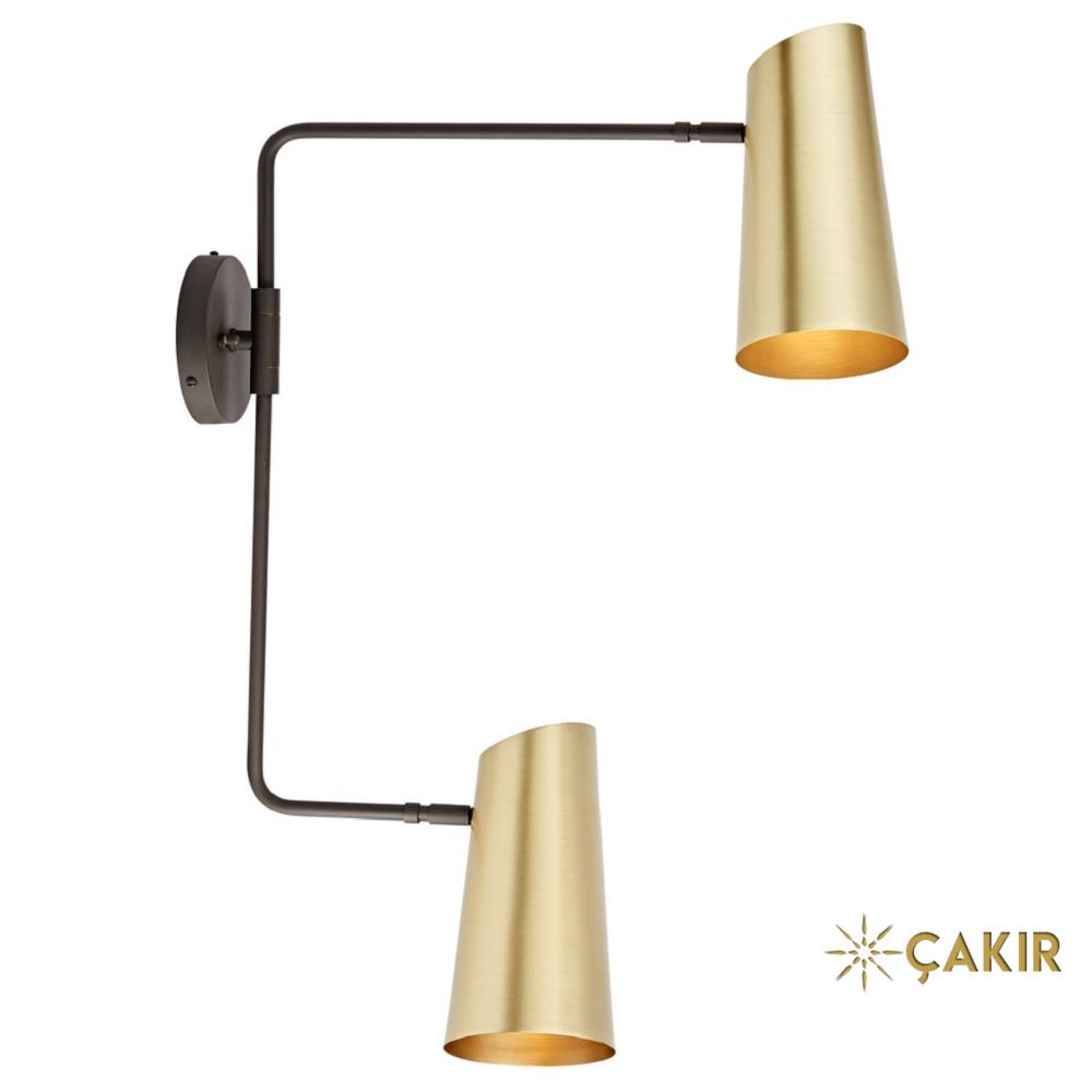 CYpress Double Kolu Ayarlanabilir Aplik - Eskitme - Siyah