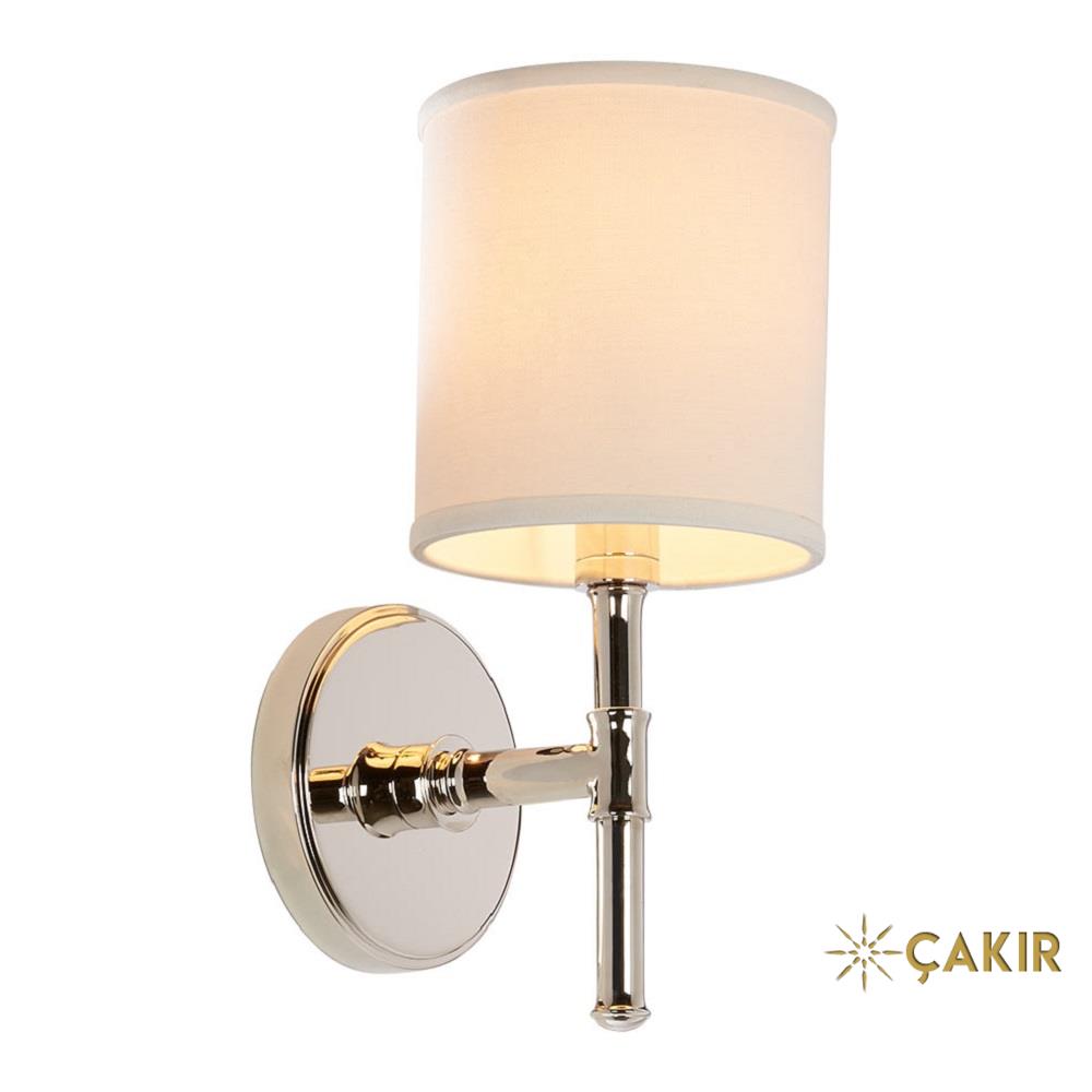 Bamboo Kısa Kollu Modern Aplik - Krom