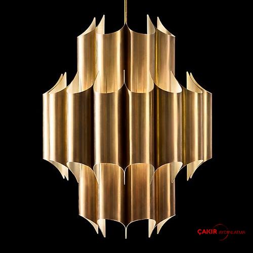 Mateo Gold Decorative Chandelier