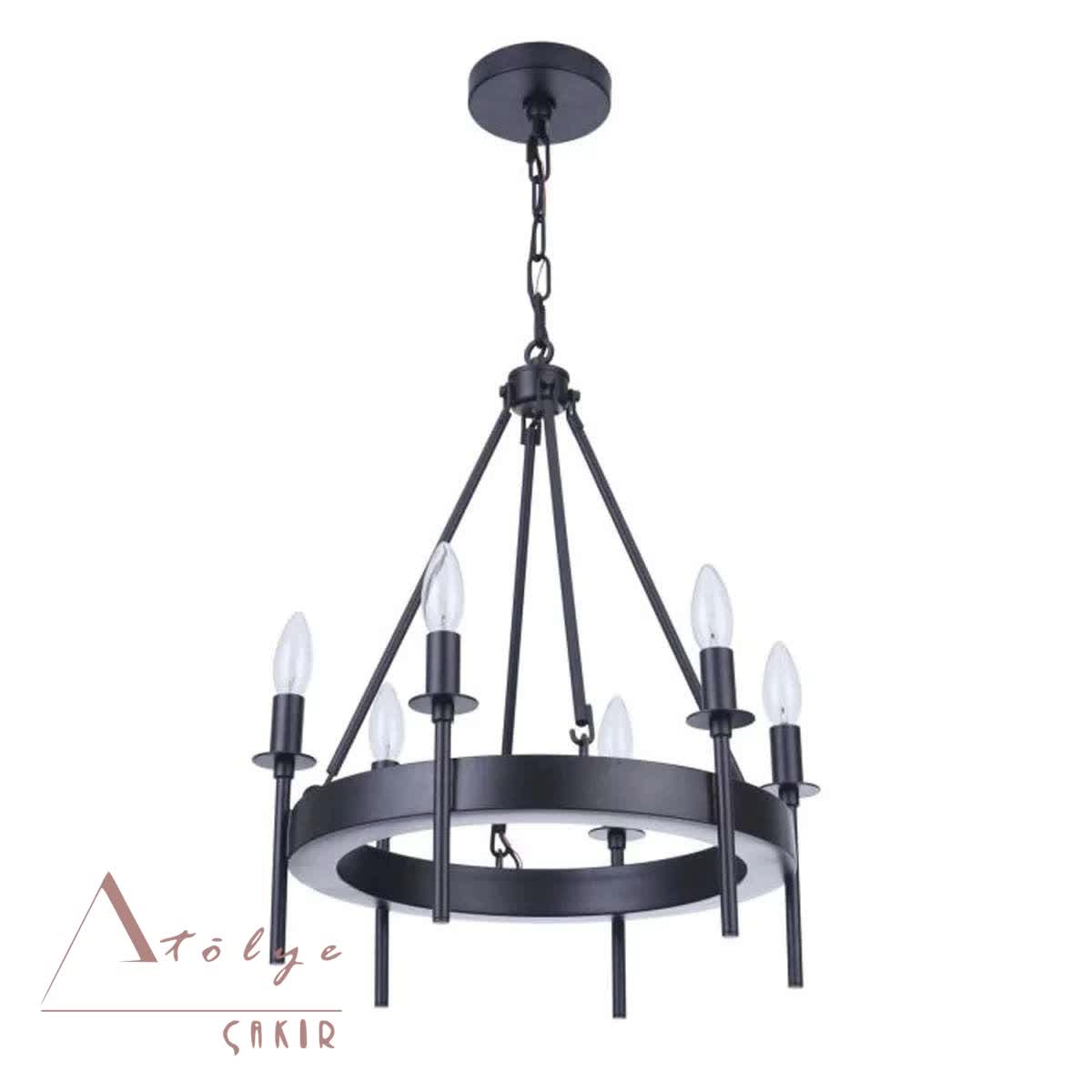 Adrastus 6 Lambalı Avize