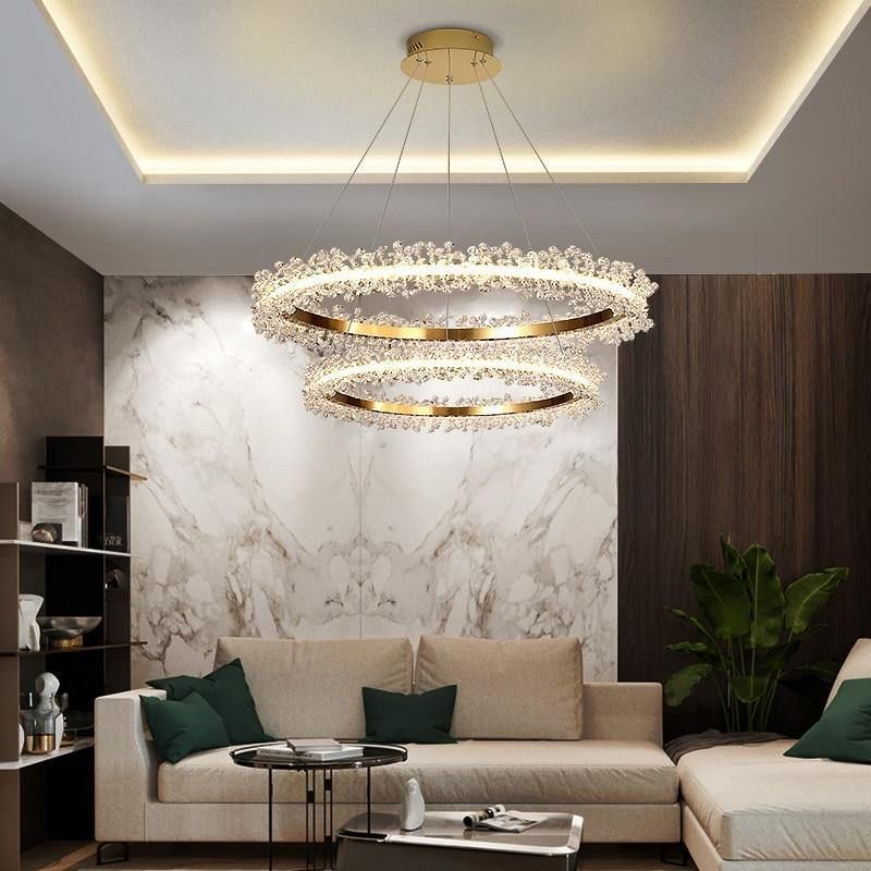 Capri Two Tier Crystal Chandelier