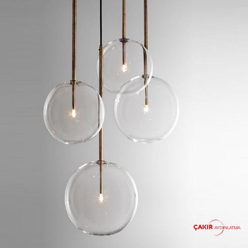 Luminaire Design Küre Ball Cam Sarkıt