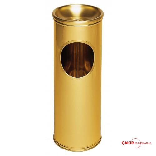 Gold VIP Paslanmaz Pirinç Çöp Kovalı Kül Tablası