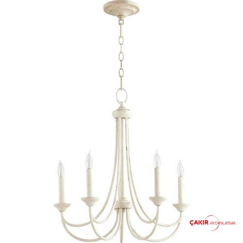Quorum Lighting 6250-5-70 Barok Beyaz Avize