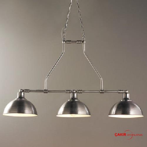 Craftsman Period Island 3-Way Pendant Lamp