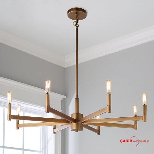 Изящная люстра в стиле модерн середины века