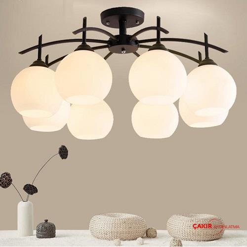 İskandinav Stili Küre Kollu Modern Ball Avize