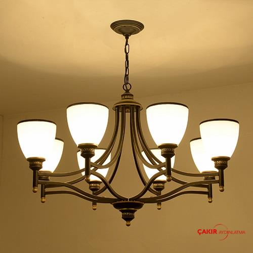 Shaylee 8 Kollu Kandil Stili Avize