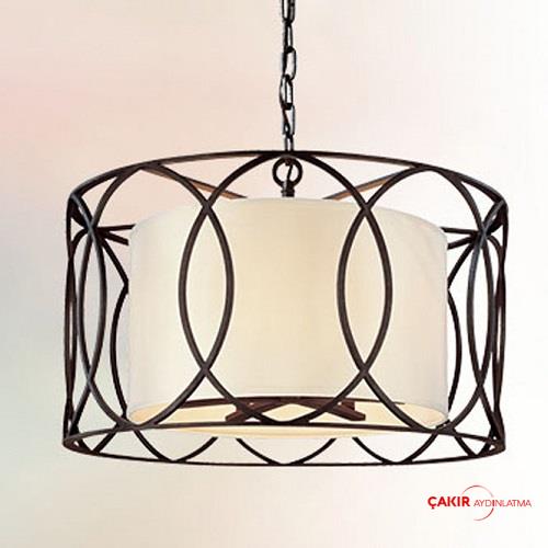 Brayden Studio Balducci Metal Kafesli Sarkıt